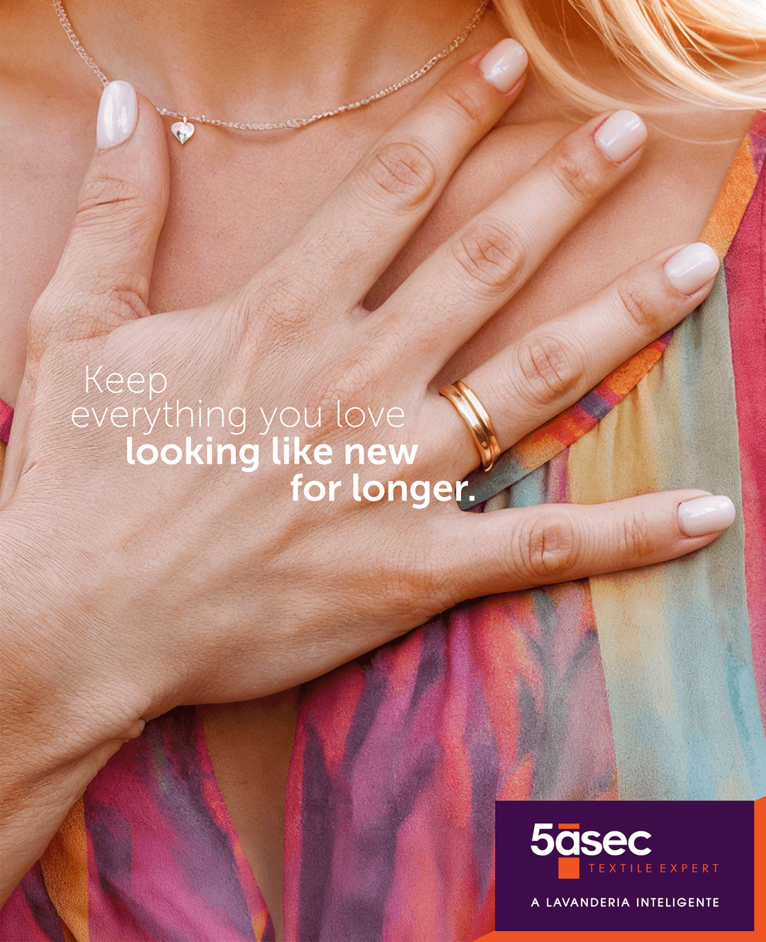 5àsec campaign – colourful fabric