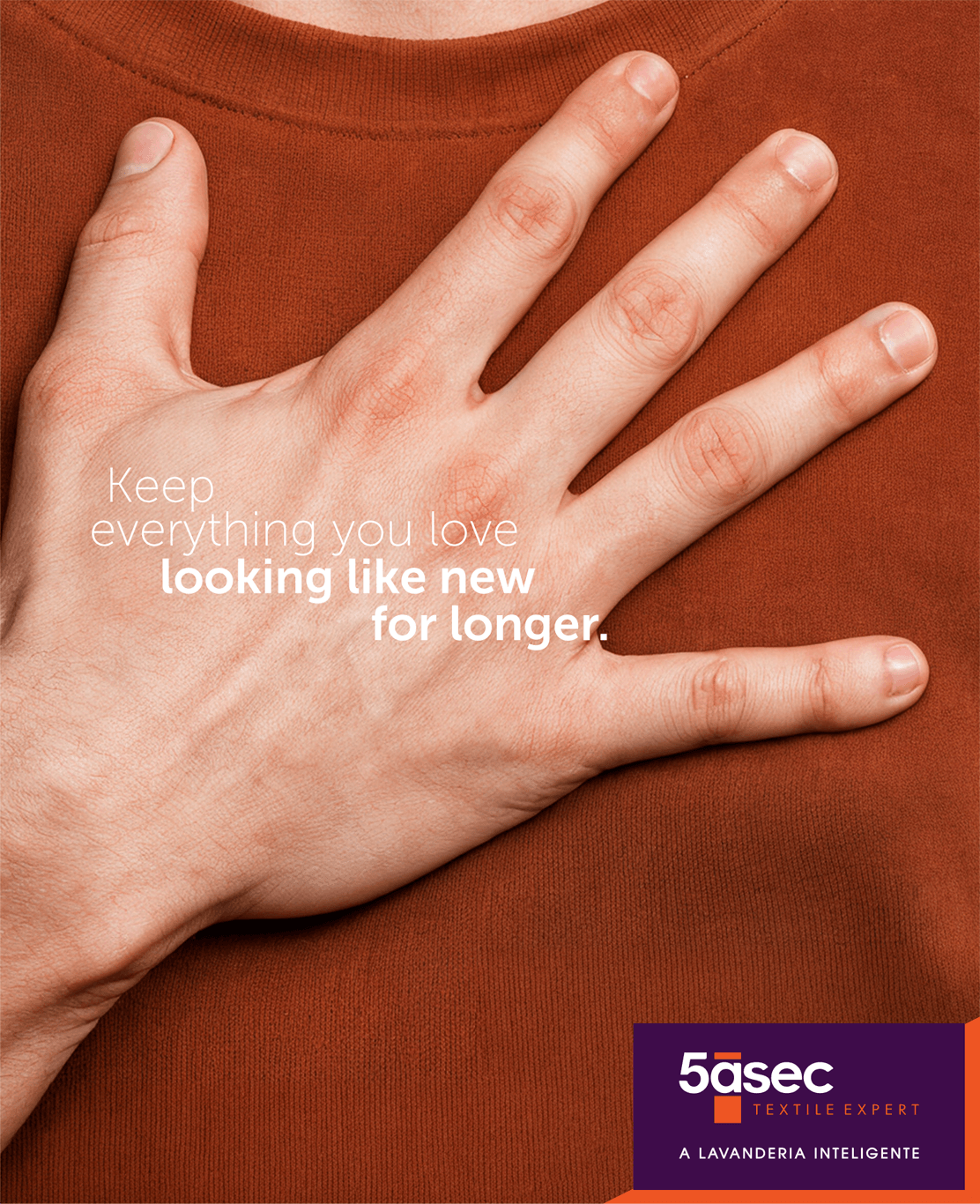 5àsec campaign – brown fabric